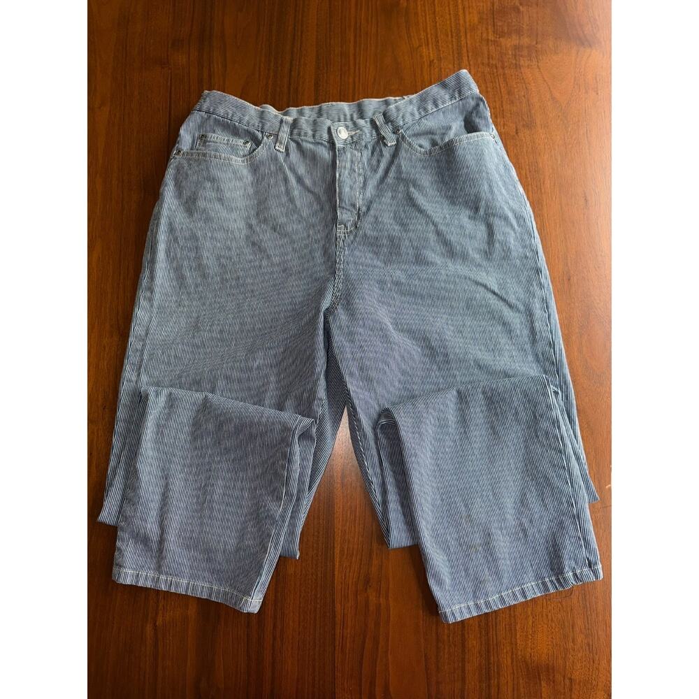 Sag Harbor Sport Women's Hickory Striped Pants - Size 10